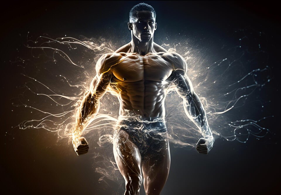 man with good muscles